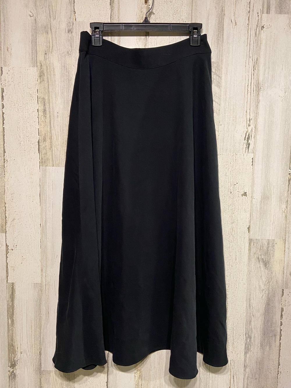 DKNY Black Flowy Maxi Skirt 10